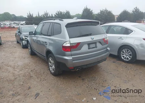 2007 BMW X3 3.0Si из США, поврежденный, VIN WBXPC93487WF20145